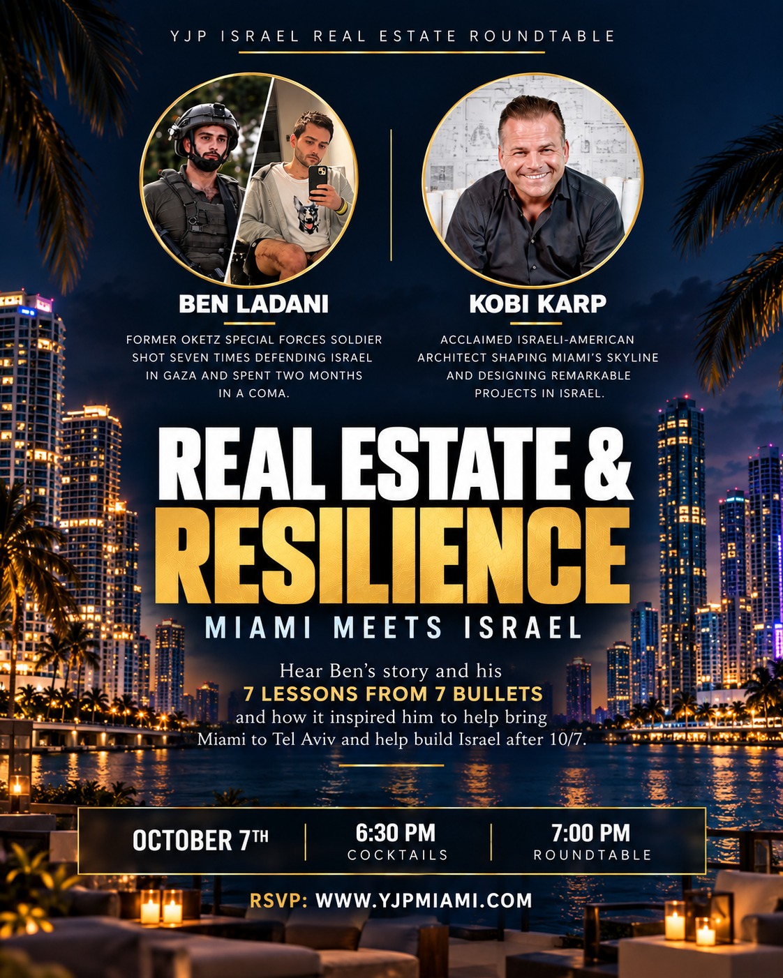 YJP Israel Real Estate Roundtable Real Estate & Resilience: Miami Meets Israel