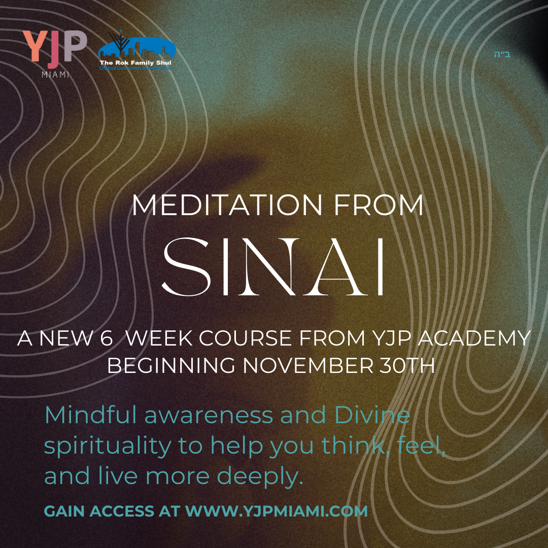 YJP Academy - Meditation From Sinai - 6 Week Course