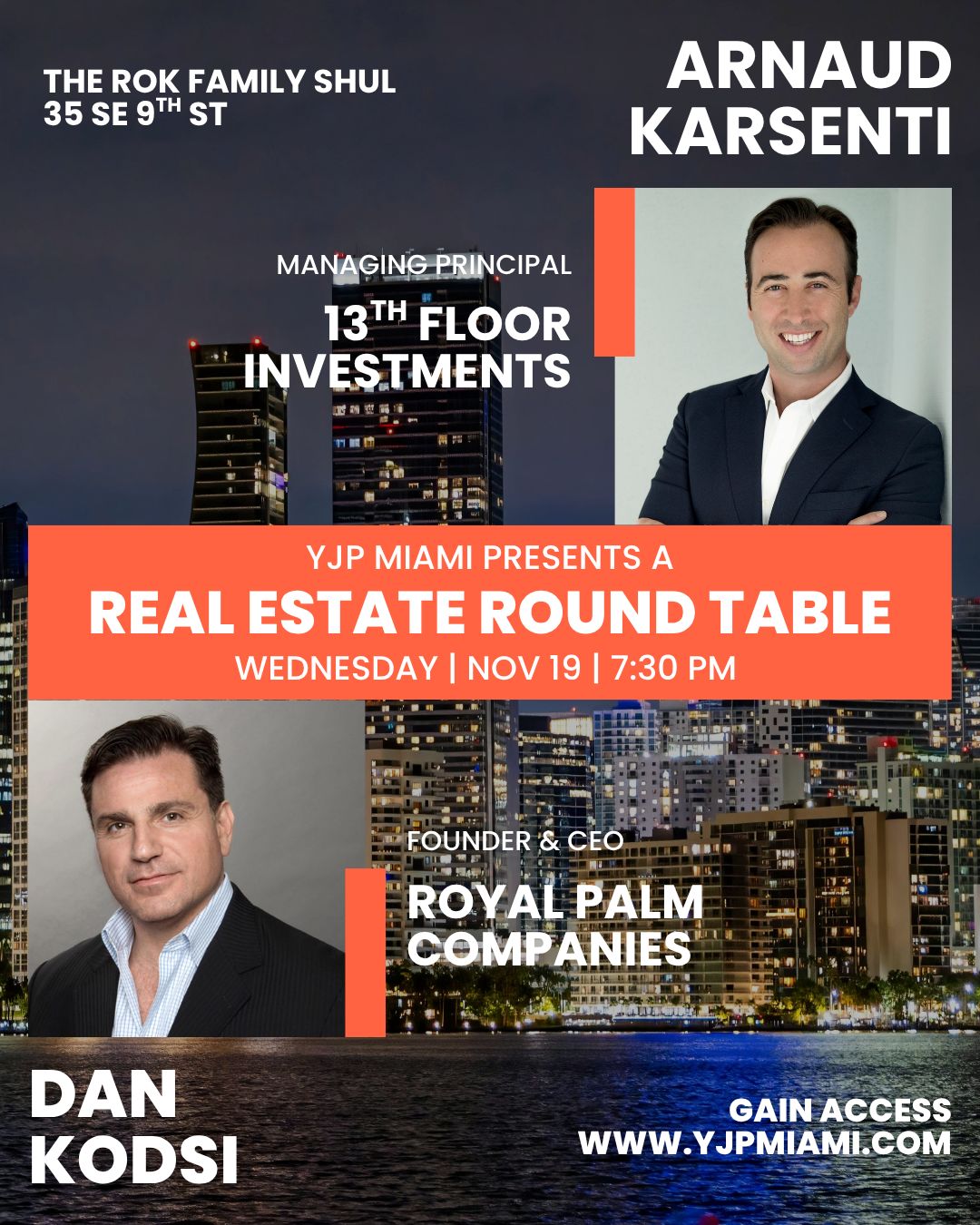Real Estate Round Table Featuring Arnaud Karsenti