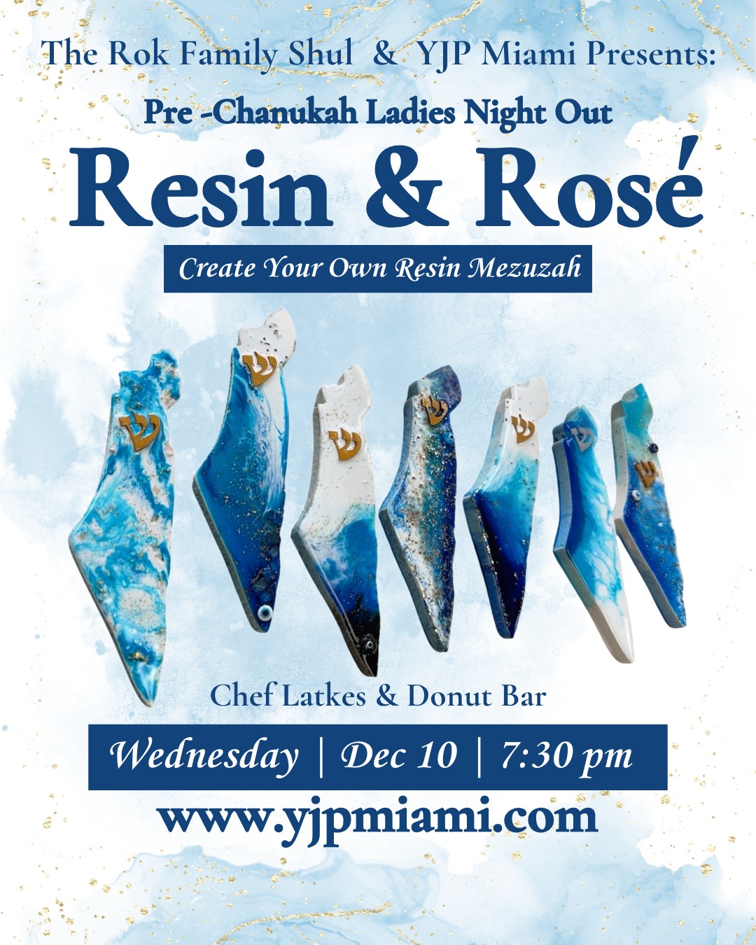 YJP Ladies Night Out: Pre-Chanukah Resin & Rose