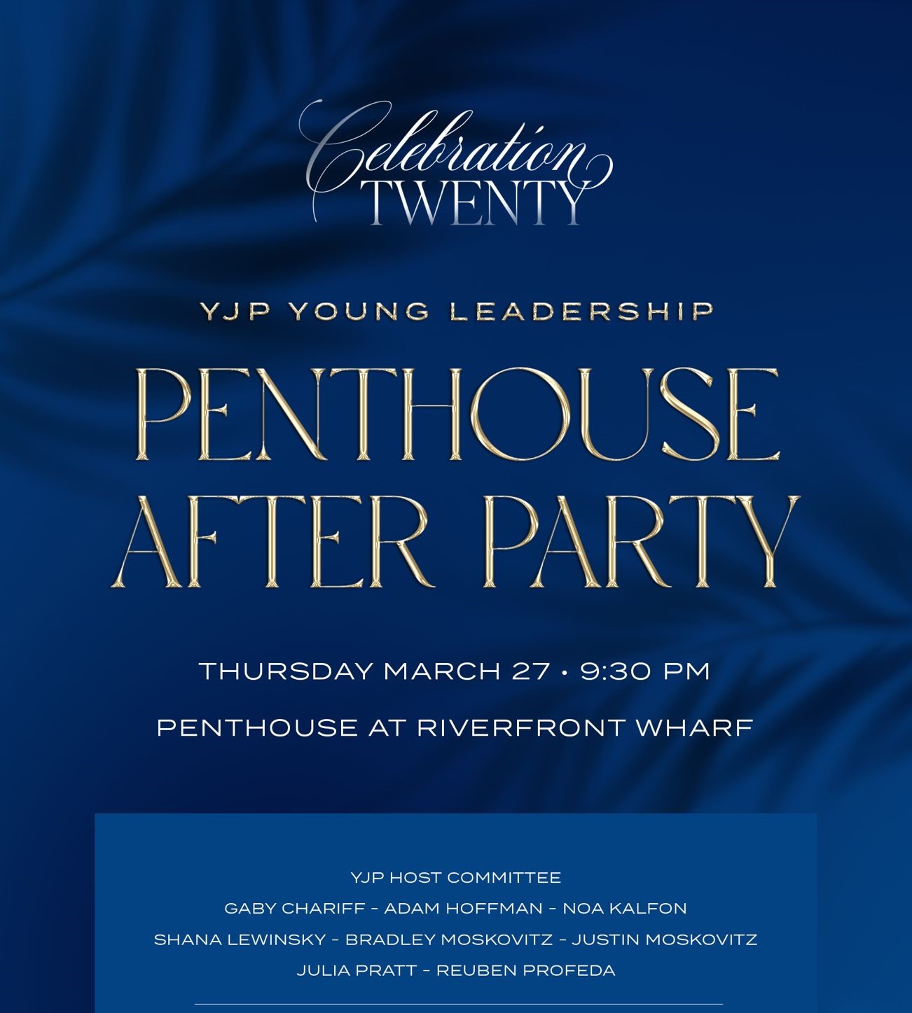 YJP Young Leadership Penthouse Gala Afterparty