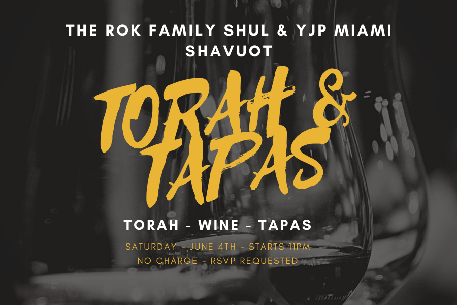 Shavuot Torah & Tapas