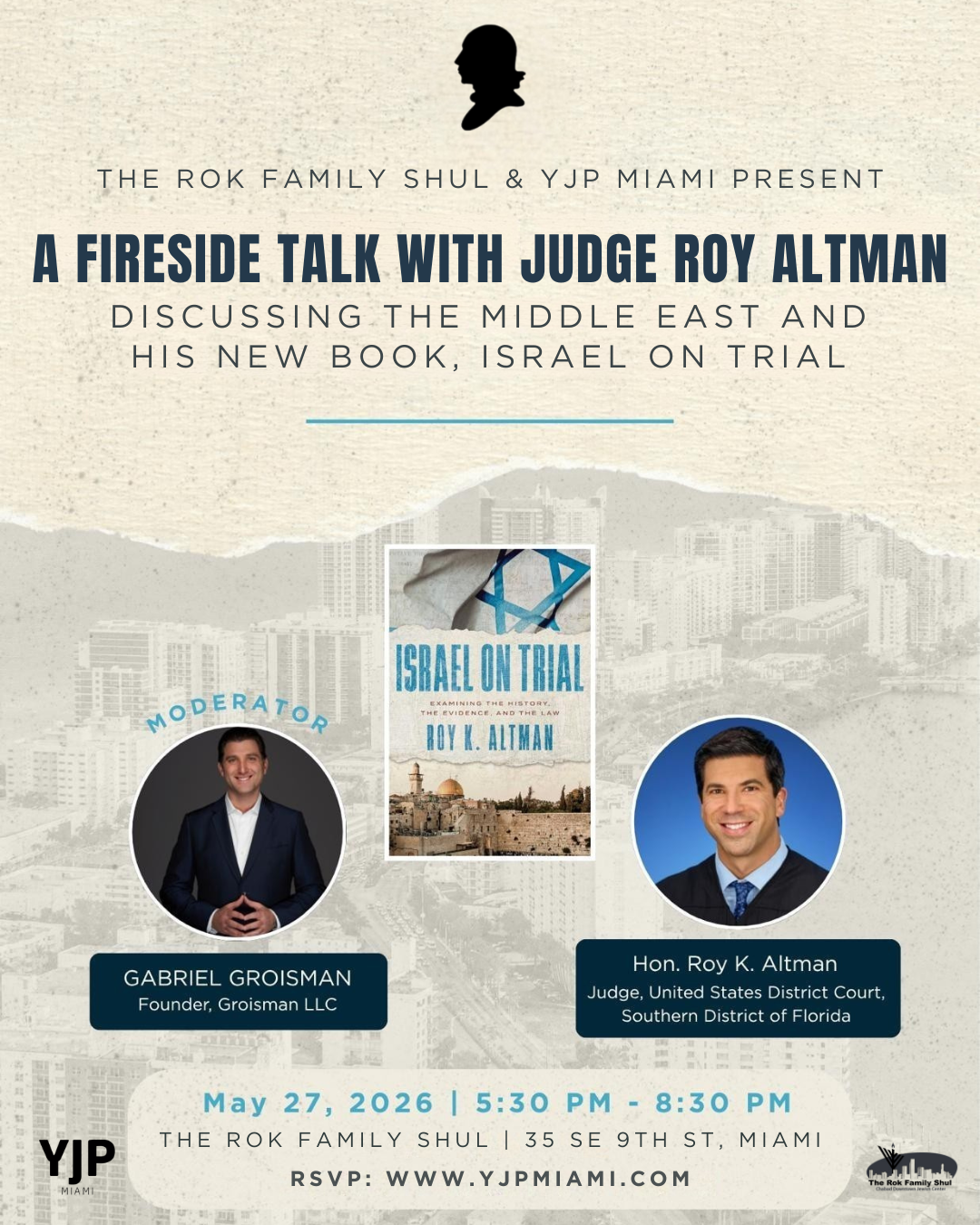 Israel On Trial - An Exclusive Talk with Judge Roy Altman