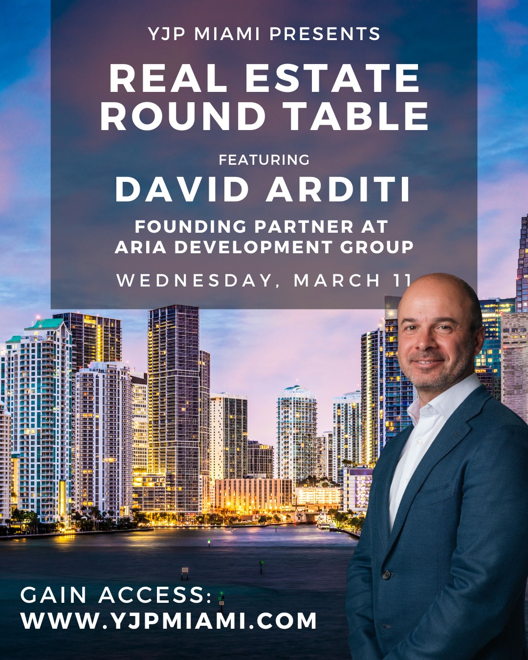 Real Estate Round Table Featuring David Arditi